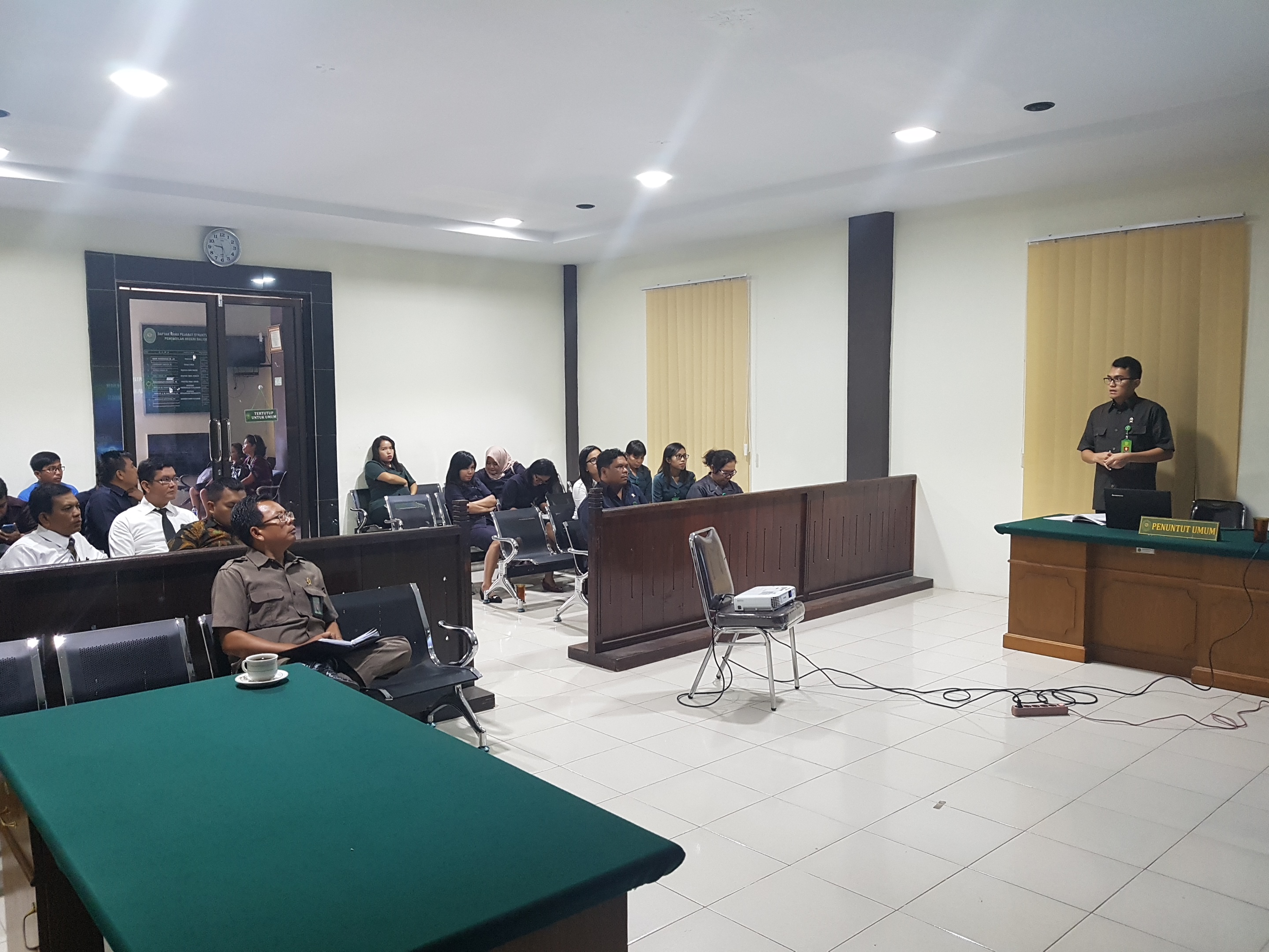 Rapat Bulanan Pengadilan Negeri Balige pada Bulan April 2018